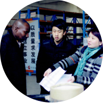 南非客户来天元新材化工原料公司验货 南非客户来天元新材化工原料公司验货