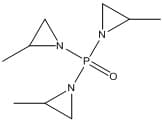 三-1-（2-甲基氮丙啶）氧化膦分子式